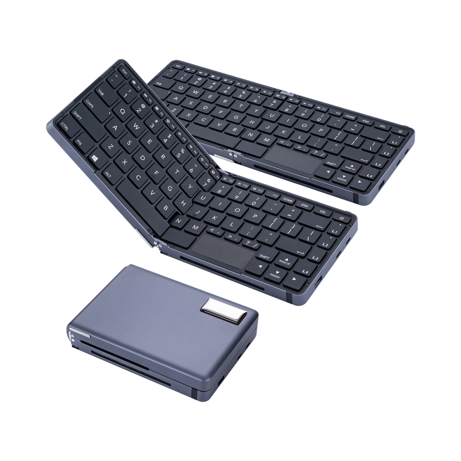 STATOLE All-in-One Workstation with Foldable Keyboard & Trackpad(3pcs)