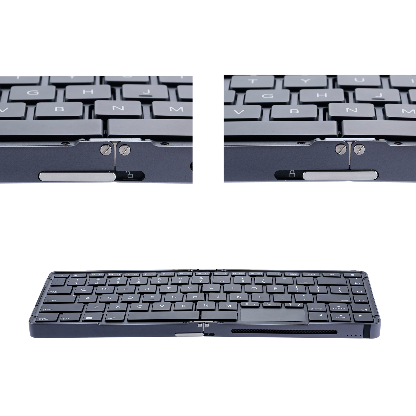 STATOLE All-in-One Workstation with Foldable Keyboard & Trackpad(3pcs)